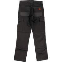 WP100 Work Pants, Cotton/Spandex, Black, Size 0, 30 Inseam SHJ108 | Waymarc Industries Inc