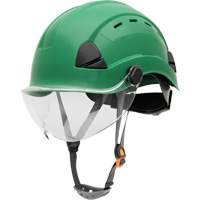 Fibre Metal Safety Helmet, Non-Vented, Ratchet, Green SHJ274 | Waymarc Industries Inc