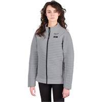 Manteau chauffant M12 Axis avec pile, Femmes, Grand, Gris Waymarc Industries Inc