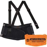 Proflex 1675 Back Support Brace with Cooling/Warming Pack, Spandex, X-Small SHJ462 | Waymarc Industries Inc