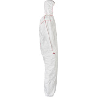 SFR Coveralls with Hood, Medium, White, Tyvek&reg; 400 Waymarc Industries Inc