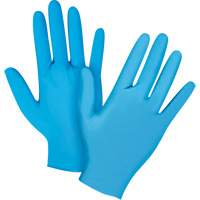 Emballages de gants jetables pour machine distributrice, Petit, Nitrile, 4,5 mils, Sans poudre, Bleu, Classe 2 Waymarc Industries Inc