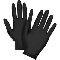 Emballages de gants jetables pour machine distributrice, Petit, Nitrile, 5 mils, Sans poudre, Noir, Classe 2 Waymarc Industries Inc
