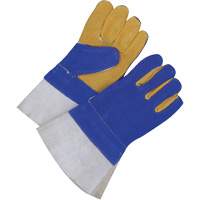 Lined Welder's Gloves with 5" Cuff, Split Cowhide, Size 2X-Large Waymarc Industries Inc