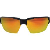Pumori Safety Glasses, Red/Mirror Lens, Anti-Scratch, ANSI Z87+/MCEPS GL-PD 10-12/Meets/Exceeds CSA Z94.3 Waymarc Industries Inc