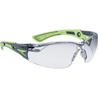 Rush+ Safety Glasses, Clear Lens, Anti-Fog/Anti-Scratch Coating SHK038 | Waymarc Industries Inc