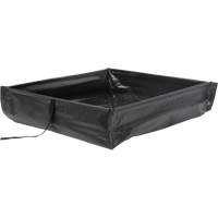 Collapsible Roll-Up Spill Berm, 15 US gal. Capacity, 2' W x 2' L x 6" H Waymarc Industries Inc