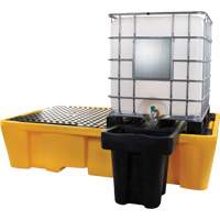 Double IBC Spill Pallet, 317 US gal. Spill Capacity, 89" x 57" x 23" Waymarc Industries Inc