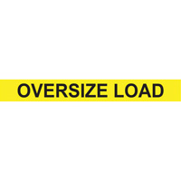 Oversize Load Heavy Haul Sign, Decal/Vinyl, 96" W x 12" H Waymarc Industries Inc