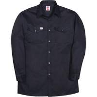 Chemise industrielle de travail &agrave; manches longues, Hommes, Petit, Bleu marine Waymarc Industries Inc