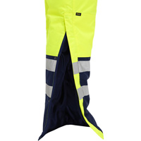 Bisley&reg; Extreme Cold Bib Overall, Polyester, Small, High Visibility Lime-Yellow Waymarc Industries Inc