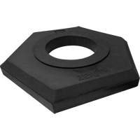 Rubber Channelizer Base, 15 lbs. Waymarc Industries Inc