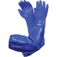 Integra 77-395 Triple-Dipped Chemical-Resistant Gloves, Size 8, 28" L, PVC, Cotton Inner Lining Waymarc Industries Inc