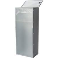 Light-Duty Fire Extinguisher Cabinet, 10" W x 24" H x 6" D Waymarc Industries Inc