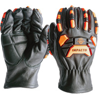 Gants de protection contre la coupe et les chocs, 7, Paume en Cuir de vache Waymarc Industries Inc