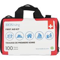 100-Piece Home & Travel First Aid Kit, Nylon Bag Waymarc Industries Inc