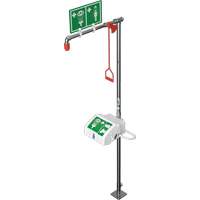 Douche combin&eacute;e avec cuvette ferm&eacute;e en ABS et entr&eacute;e inf&eacute;rieure, Socle Waymarc Industries Inc