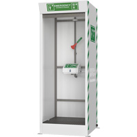 Cabine de douche d'urgence et douche oculaire/faciale couvert Waymarc Industries Inc