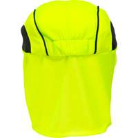 Chapeaux de refroidissement avec voiles pour le cou, Lime haute visibilit&eacute; Waymarc Industries Inc