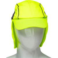 Chapeaux de refroidissement avec voiles pour le cou, Lime haute visibilit&eacute; Waymarc Industries Inc