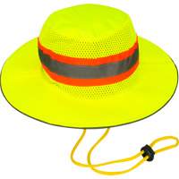 Chapeau de p&ecirc;cheur &agrave; refroidissement par &eacute;vaporation, Lime haute visibilit&eacute; Waymarc Industries Inc