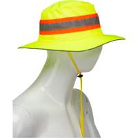 Chapeau de p&ecirc;cheur &agrave; refroidissement par &eacute;vaporation, Lime haute visibilit&eacute; Waymarc Industries Inc