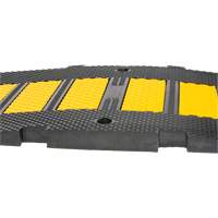 Middle Speed Hump, Rubber, 2' L x 8" W x 1-1/4" H Waymarc Industries Inc