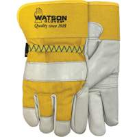 94003i Leather Combo Lined Gloves, Large, Grain Cowhide Palm, Fleece Inner Lining Waymarc Industries Inc