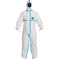 Hooded Coveralls, Small, White, Tyvek&reg; 600 Waymarc Industries Inc