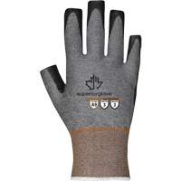 Ultra-Thin Open-Finger Gloves, Size 5, 21 Gauge, Nitrile Coated, TenActiv Shell, ASTM ANSI Level A9 Waymarc Industries Inc
