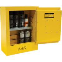 Mini Flammable Safety Cabinet, 2 Gal., 1 Door, 17" W x 22" H x 8" D Waymarc Industries Inc