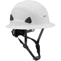 Casque Fibre Metal de style escalade avec bordure compl&egrave;te, R&eacute;pond aux normes CSA type 2, Suspension Rochet, Non ventil&eacute; Waymarc Industries Inc
