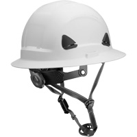 Casque Fibre Metal de style escalade avec bordure compl&egrave;te, R&eacute;pond aux normes CSA type 2, Suspension Rochet, Non ventil&eacute; Waymarc Industries Inc