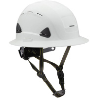 Casque Fibre Metal de style escalade avec bordure compl&egrave;te, R&eacute;pond aux normes CSA type 2, Suspension Rochet, Ventil&eacute; Waymarc Industries Inc