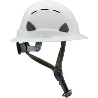 Casque Fibre Metal de style escalade avec bordure compl&egrave;te, R&eacute;pond aux normes CSA type 2, Suspension Rochet, Ventil&eacute; Waymarc Industries Inc