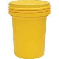 Lab Pack Plastic Barrel Drum with Screw-On Lid, 30 US gal., Mobile/Stationary Waymarc Industries Inc