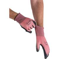 Eco-Friendly Lightweight High-Dexterity Cut-Resistant Gloves, Size 7, 18 Gauge, Foam Nitrile Coated, Stainless Steel/HPPE/RPET Shell, ASTM ANSI Level A4 Waymarc Industries Inc