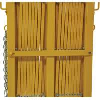 Barri&egrave;re extensible, 84" h x 20' lo, Jaune Waymarc Industries Inc