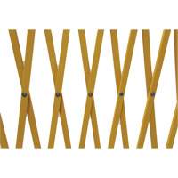 Barri&egrave;re extensible, 84" h x 20' lo, Jaune Waymarc Industries Inc