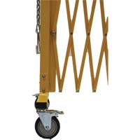Barri&egrave;re extensible, 84" h x 20' lo, Jaune Waymarc Industries Inc