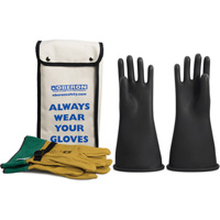 Class 2 Rubber Electrical Glove Kit, 9, 14" L, 37 cal/cm², NFPA 70E Waymarc Industries Inc