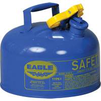Safety Can for Kerosene, Type I, Galvanized Steel, 2 US gal., Blue, FM Approved/UL/ULC Listed Waymarc Industries Inc