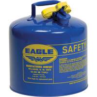 Safety Can for Kerosene, Type I, Galvanized Steel, 5 US gal., Blue, FM Approved/UL/ULC Listed Waymarc Industries Inc