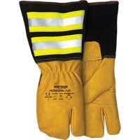 Powerline One-Finger Water-Resistant Mitt, Leather, Medium Waymarc Industries Inc