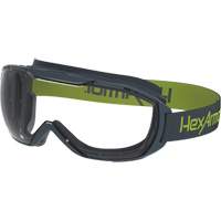 MX500 Safety Goggles, Clear Lens, Anti-Fog/Anti-Scratch, Indirect Vent Waymarc Industries Inc