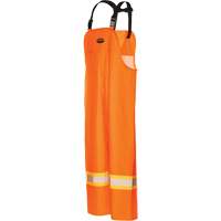 R805 Hurricane Bib Pants, Small, High Visibility Orange Waymarc Industries Inc