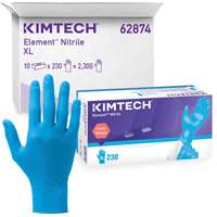 Kimtech Element Exam Gloves, X-Small, Nitrile, 3.2-mil, Powder-Free, Blue, Class 2 Waymarc Industries Inc