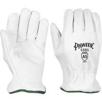 Gants pour conducteurs r&eacute;sistant aux coupures, Petit, Paume en Cuir fleur de ch&egrave;vre Waymarc Industries Inc