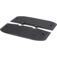 Speed Hump End Caps, Rubber, 3' L x 20" W x 2" H Waymarc Industries Inc