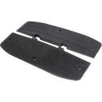 Speed Hump End Caps, Rubber, 2' L x 16" W x 1-1/4" H Waymarc Industries Inc